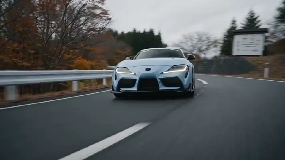 Reference-led automotive story opening video frame
