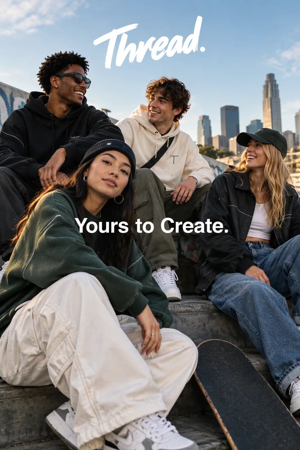 OpenAI GPT Image 2.5 Flare output: an editorial streetwear campaign