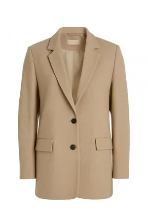 OpenAI clothing reference input: a beige jacket
